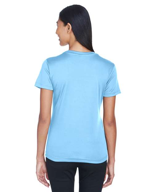 UltraClub 8620L Ladies' Cool & Dry Basic Performance T-Shirt #color_COLUMBIA BLUE