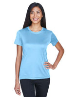 UltraClub 8620L Ladies' Cool & Dry Basic Performance T-Shirt #color_COLUMBIA BLUE