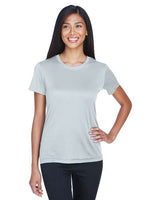 UltraClub 8620L Ladies' Cool & Dry Basic Performance T-Shirt #color_GREY