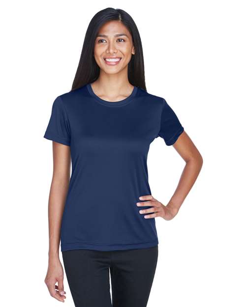 UltraClub 8620L Ladies' Cool & Dry Basic Performance T-Shirt #color_NAVY