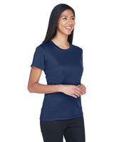 UltraClub 8620L Ladies' Cool & Dry Basic Performance T-Shirt #color_NAVY