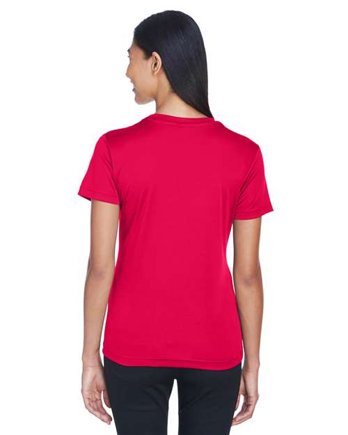 UltraClub 8620L Ladies' Cool & Dry Basic Performance T-Shirt #color_RED