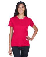 UltraClub 8620L Ladies' Cool & Dry Basic Performance T-Shirt #color_RED