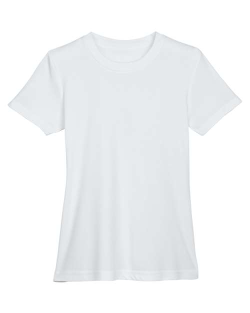 UltraClub 8620L Ladies' Cool & Dry Basic Performance T-Shirt #color_WHITE