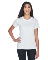 UltraClub 8620L Ladies' Cool & Dry Basic Performance T-Shirt #color_WHITE