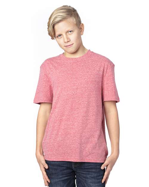 Threadfast Apparel 602A Youth Triblend T-Shirt #color_RED TRIBLEND