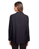North End NE500W Ladies' Borough Stretch Performance Shirt #color_BLACK