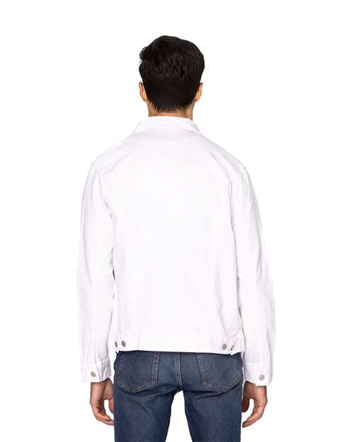 Threadfast Apparel 370J Unisex Denim Jacket #color_OFF WHITE DENIM