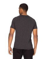 Threadfast Apparel 382R Unisex Impact Raglan T-Shirt #color_BLACK HEATHER