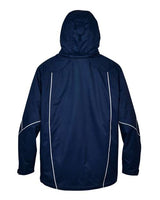 North End 88196 Men's Angle 3-in-1 Jacket with Bonded Fleece Liner #color_NIGHT