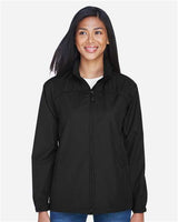 North End 78032 Ladies' Techno Lite Jacket #color_BLACK