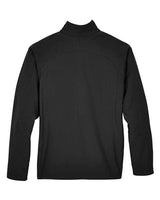 North End 78034 Ladies' Three-Layer Fleece Bonded Performance Soft Shell Jacket #color_BLACK