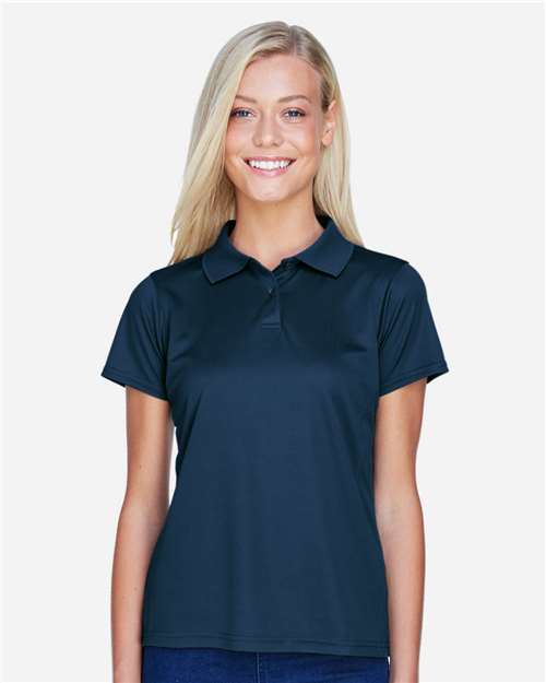 Harriton M315W Ladies' 4 oz. Polytech Polo #color_NAVY