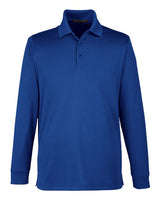 Harriton M348LT Men's Tall Advantage Long Sleeve Snag Protection Plus IL Polo #color_TRUE ROYAL