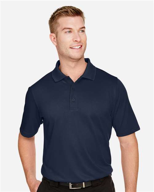 Harriton M348T Men's Tall Advantage Snag Protection Plus IL Polo #color_DARK NAVY