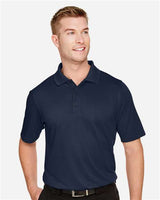 Harriton M348T Men's Tall Advantage Snag Protection Plus IL Polo #color_DARK NAVY