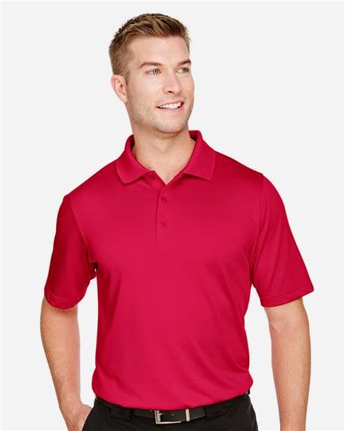 Harriton M348T Men's Tall Advantage Snag Protection Plus IL Polo #color_RED