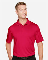Harriton M348T Men's Tall Advantage Snag Protection Plus IL Polo #color_RED