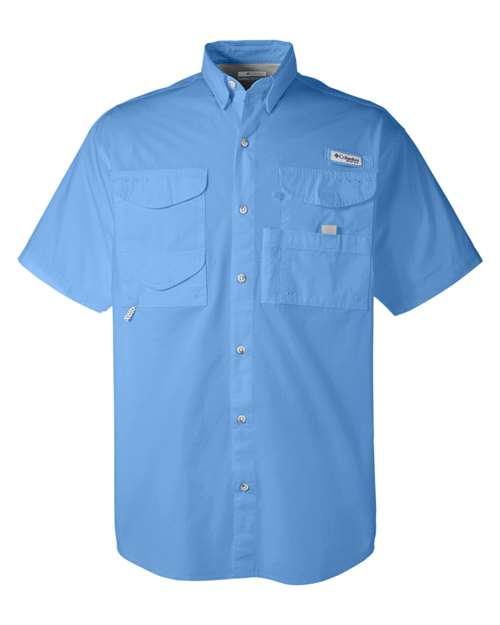 Columbia 7130 Men's Bonehead Short-Sleeve Shirt #color_WHITECAP
