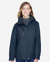 North End 78178 Ladies' Caprice 3-in-1 Jacket with Soft Shell Liner #color_CLASSIC NAVY