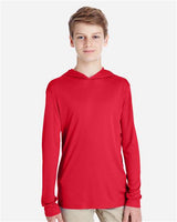 Team 365 TT41Y Youth Zone Performance Hoodie #color_SPORT RED