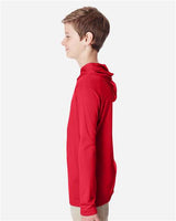 Team 365 TT41Y Youth Zone Performance Hoodie #color_SPORT RED