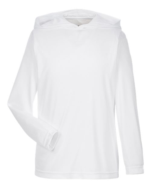 Team 365 TT41Y Youth Zone Performance Hoodie #color_WHITE