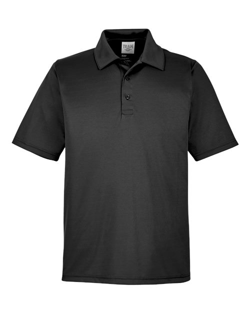 Team 365 TT51T Men's Tall Zone Performance Polo #color_BLACK