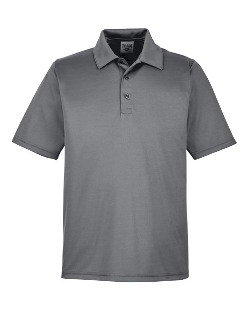 Team 365 TT51T Men's Tall Zone Performance Polo #color_SPORT GRAPHITE