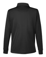 Harriton M348LW Ladies' Advantage Snag Protection Plus IL Long Sleeve Polo #color_BLACK