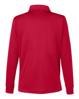 Harriton M348LW Ladies' Advantage Snag Protection Plus IL Long Sleeve Polo #color_RED