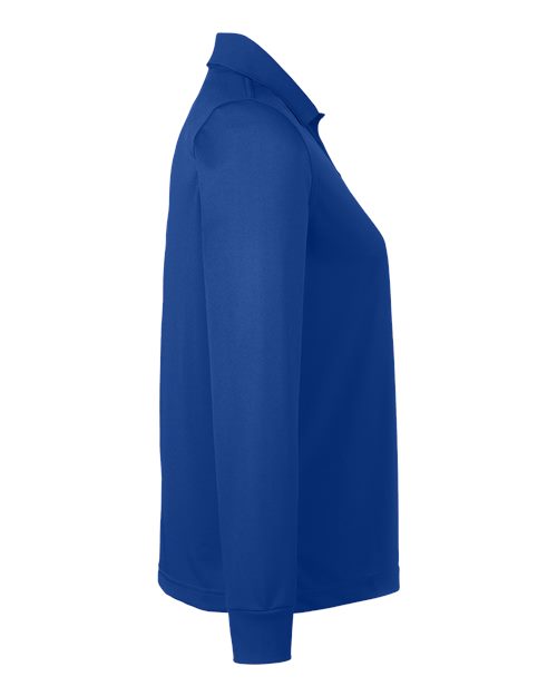 Harriton M348LW Ladies' Advantage Snag Protection Plus IL Long Sleeve Polo #color_TRUE ROYAL