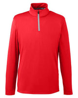Puma Golf 596807 Men's Icon Quarter-Zip #color_HIGH RISK RED