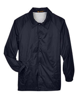Harriton M775 Adult Nylon Staff Jacket #color_NAVY