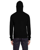 Threadfast Apparel 302Z Unisex Triblend Full-Zip Light Hoodie #color_SOLID BLK TRBLND