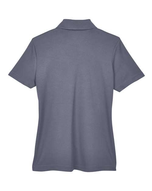 Core 365 CE101W Ladies' Balance Colorblock Performance Piqu Polo #color_TRU ROYAL/ CRBN