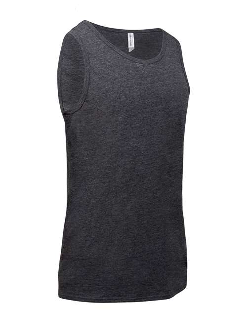 Threadfast Apparel 102C Unisex Triblend Tank #color_BLACK TRIBLEND