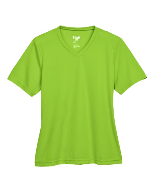 Team 365 TT11W Ladies' Zone Performance T-Shirt #color_ACID GREEN