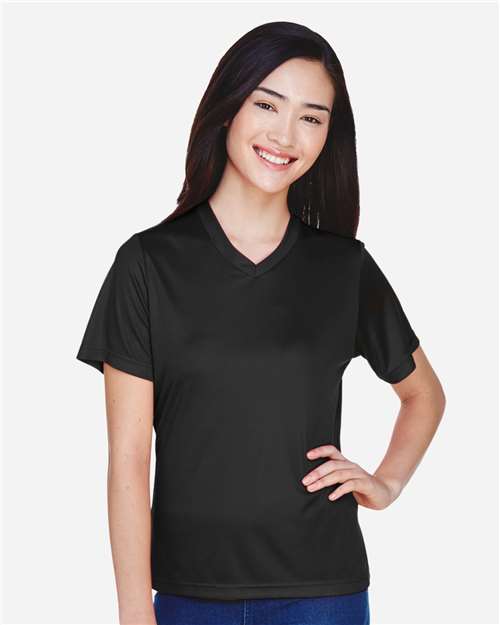 Team 365 TT11W Ladies' Zone Performance T-Shirt #color_BLACK