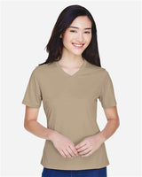 Team 365 TT11W Ladies' Zone Performance T-Shirt #color_DESERT KHAKI