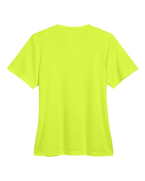 Team 365 TT11W Ladies' Zone Performance T-Shirt #color_SAFETY YELLOW