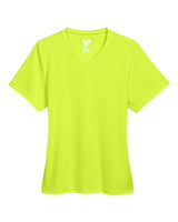 Team 365 TT11W Ladies' Zone Performance T-Shirt #color_SAFETY YELLOW
