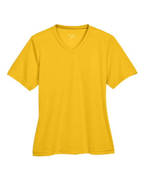 Team 365 TT11W Ladies' Zone Performance T-Shirt #color_SP ATHLETIC GOLD
