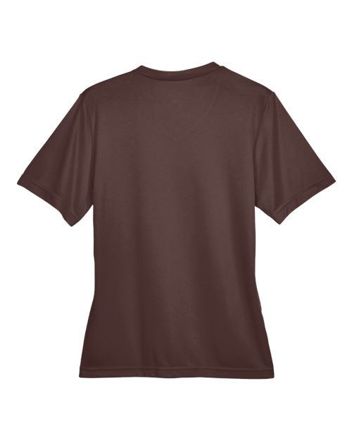 Team 365 TT11W Ladies' Zone Performance T-Shirt #color_SPORT DARK BROWN