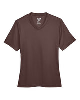 Team 365 TT11W Ladies' Zone Performance T-Shirt #color_SPORT DARK BROWN