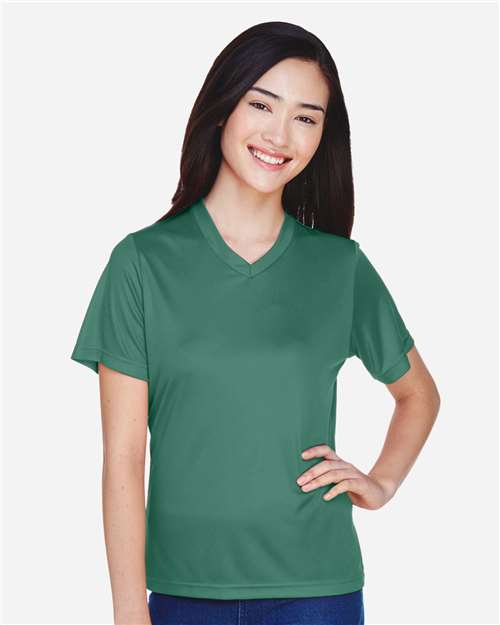 Team 365 TT11W Ladies' Zone Performance T-Shirt #color_SPORT DARK GREEN