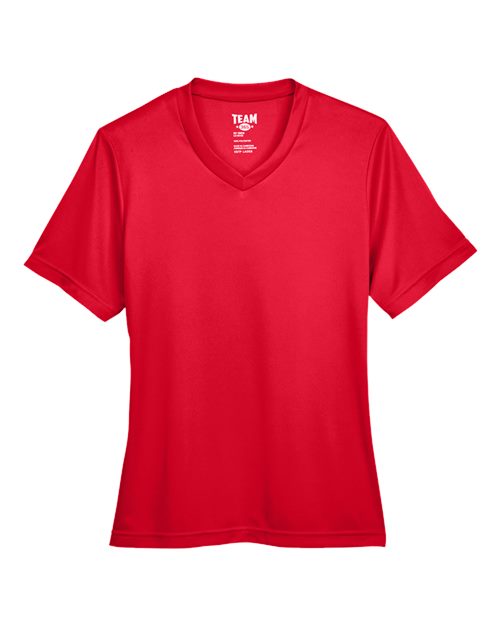 Team 365 TT11W Ladies' Zone Performance T-Shirt #color_SPORT RED