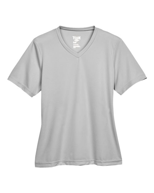 Team 365 TT11W Ladies' Zone Performance T-Shirt #color_SPORT SILVER