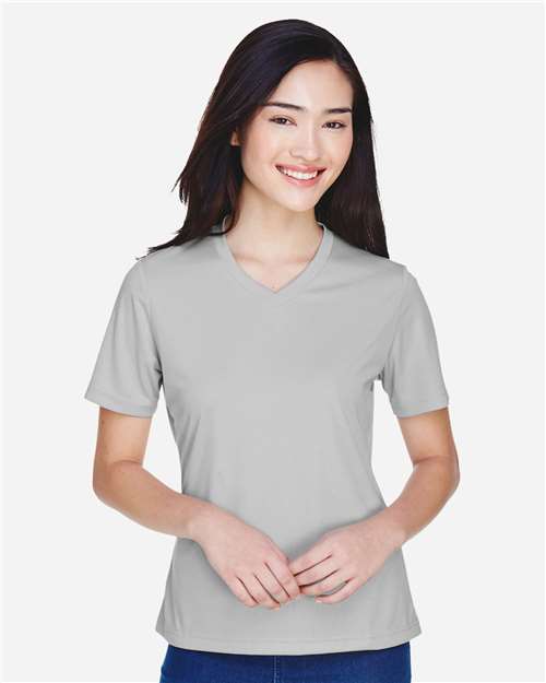 Team 365 TT11W Ladies' Zone Performance T-Shirt #color_SPORT SILVER