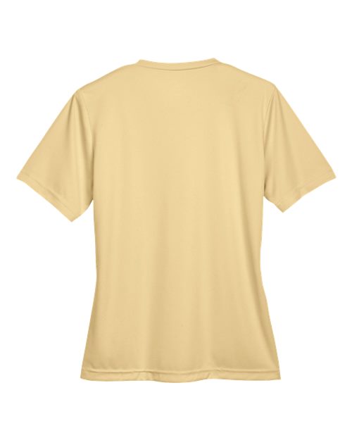 Team 365 TT11W Ladies' Zone Performance T-Shirt #color_SPORT VEGAS GOLD